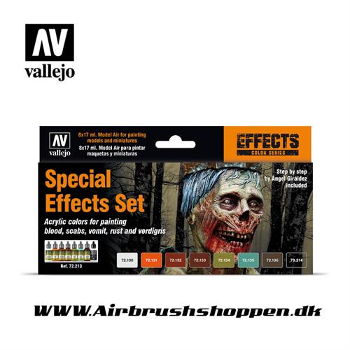 72.213 Vallejo Special effects set 8 x 17 ml game colors set "zombie"